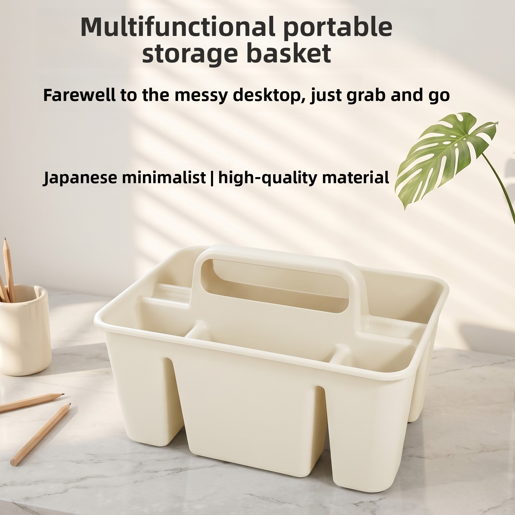 Kitchen Appliances Best - Panier de rangement portable en plastique