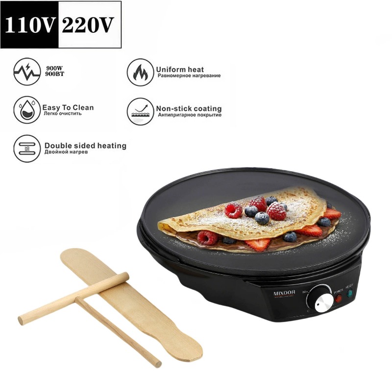 Electric Griddle Pancake - Crêpière électrique 110V, plaque à crêpes,