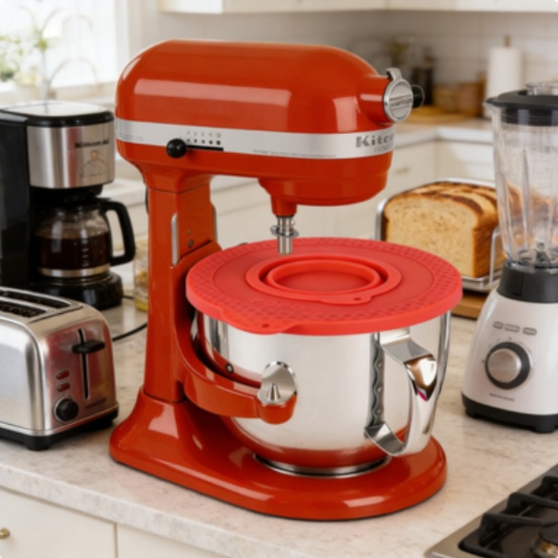 Stand Mixer Bowl - Couvre-bol en silicone compatible avec les