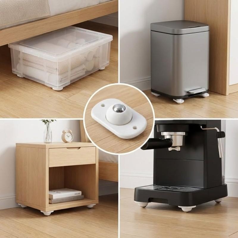 Kitchen Appliances Small - 8 roulettes autocollantes pour appareils électroménagers,
