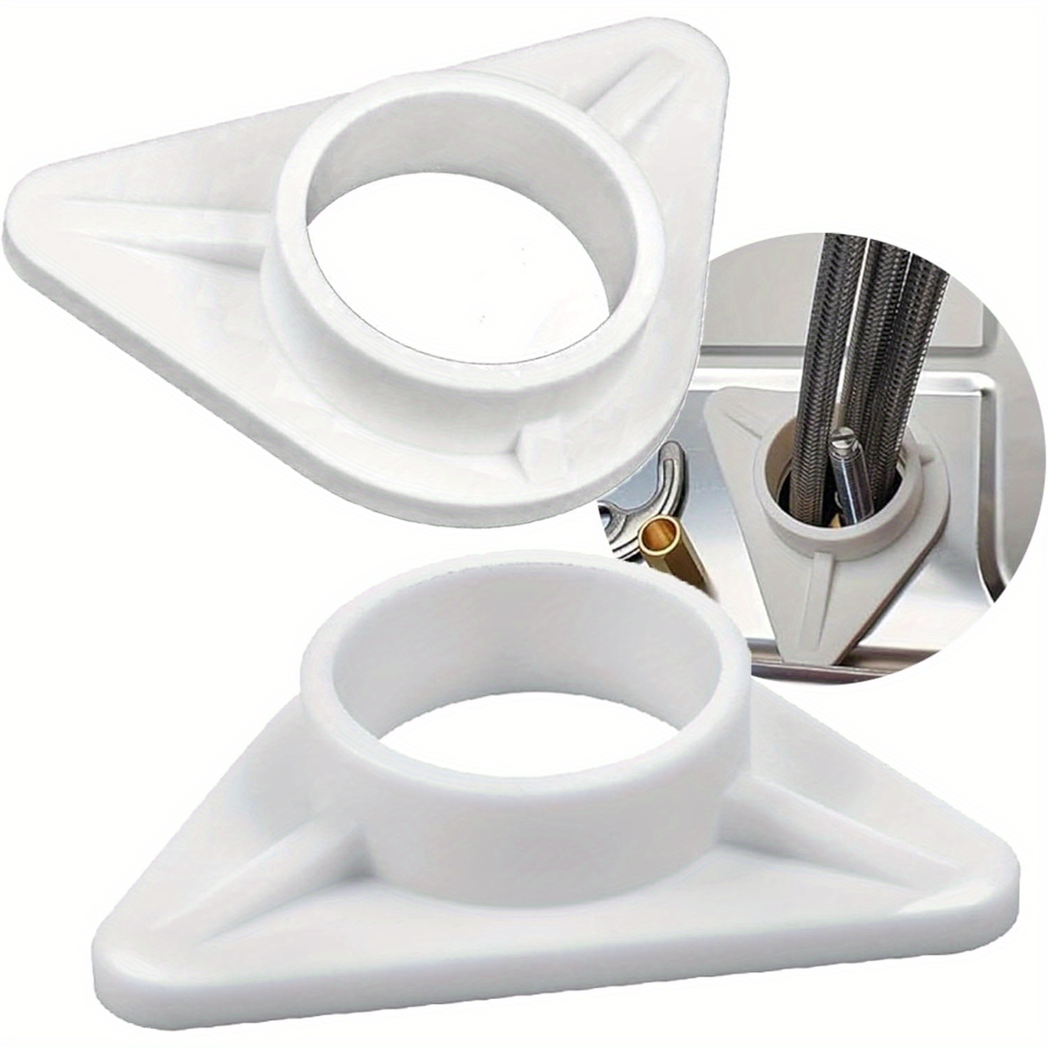 Kitchen Appliances White - Stabilisateurs de robinet en acier inoxydable