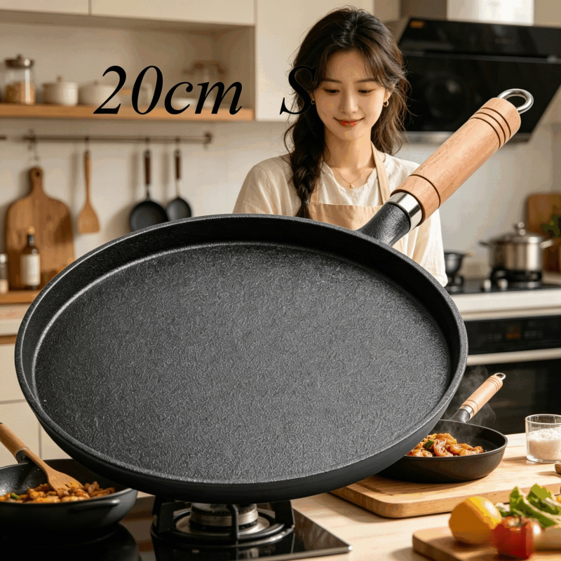 Electric Griddle Pancake - Poêle en fonte de 20 cm