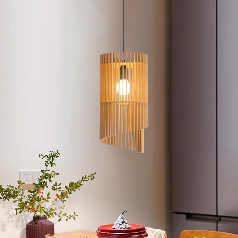 Abat-jour suspendu en bois cré - Kitchen Appliances In Japanese avis et prix