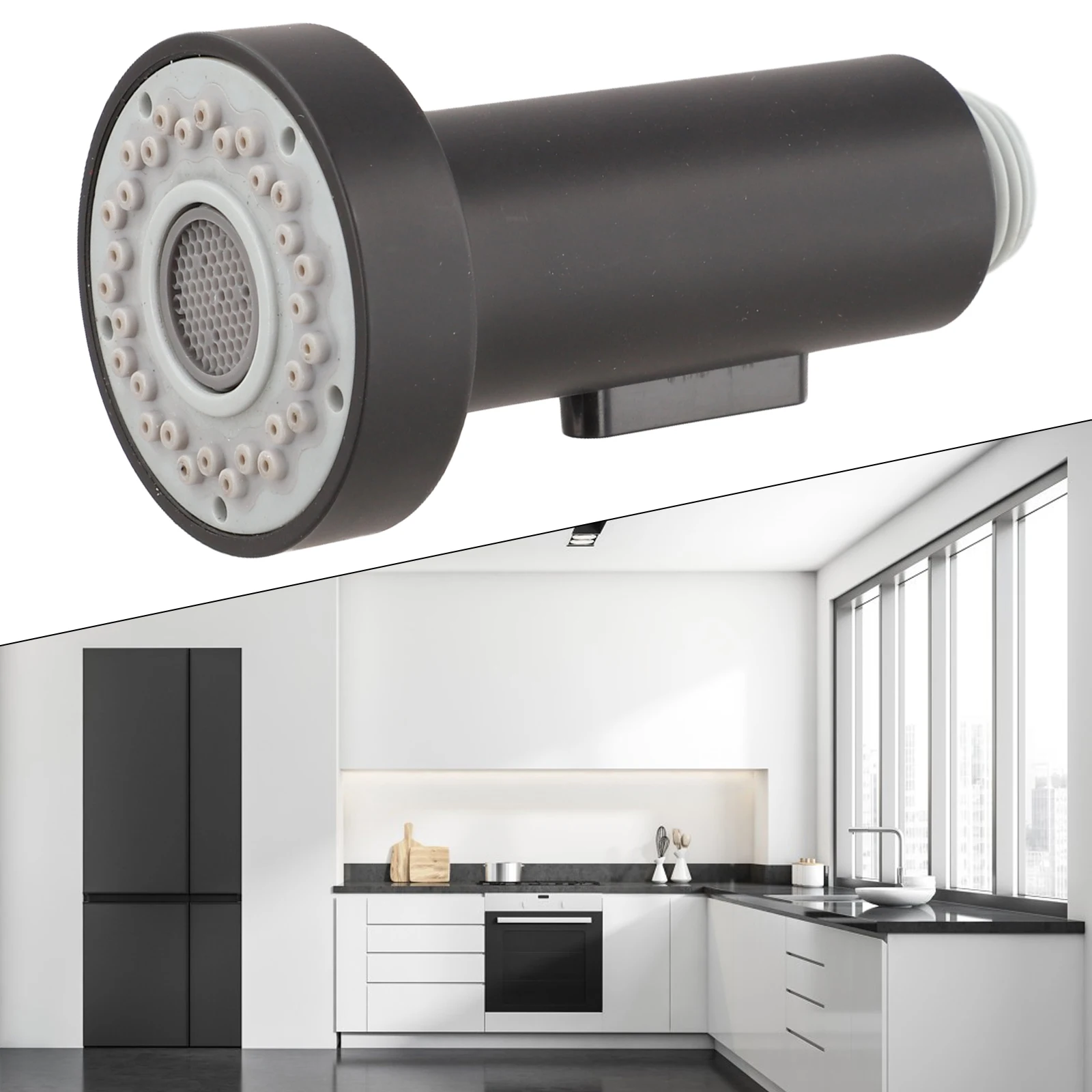 Robinet de cuisine noir avec d - Kitchen Appliances Offers avis et prix