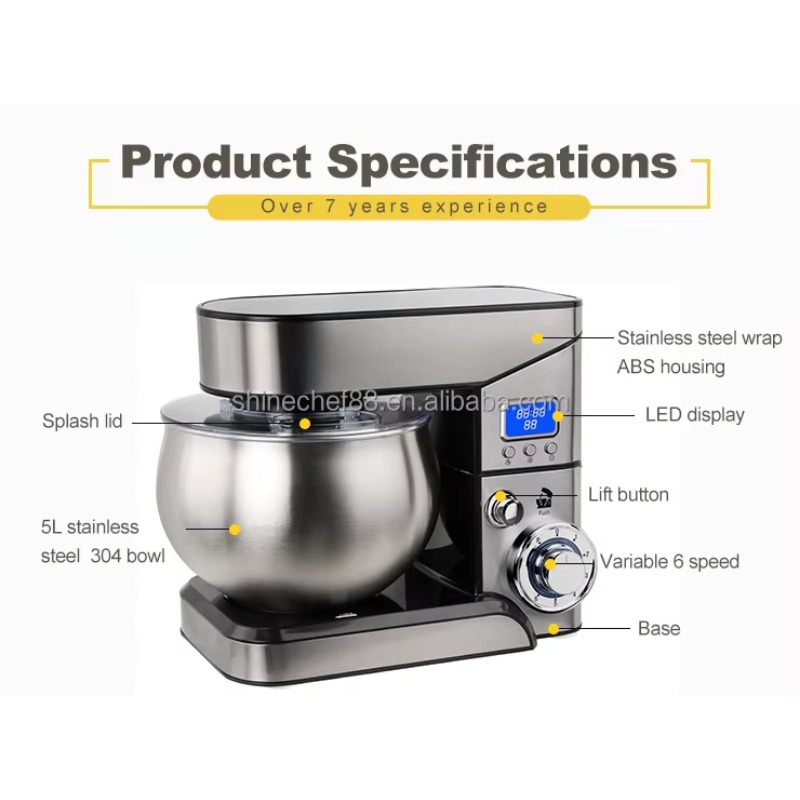 Robot pâtissier 3-en-1 12L ave - Stand Mixer Bowl avis et prix