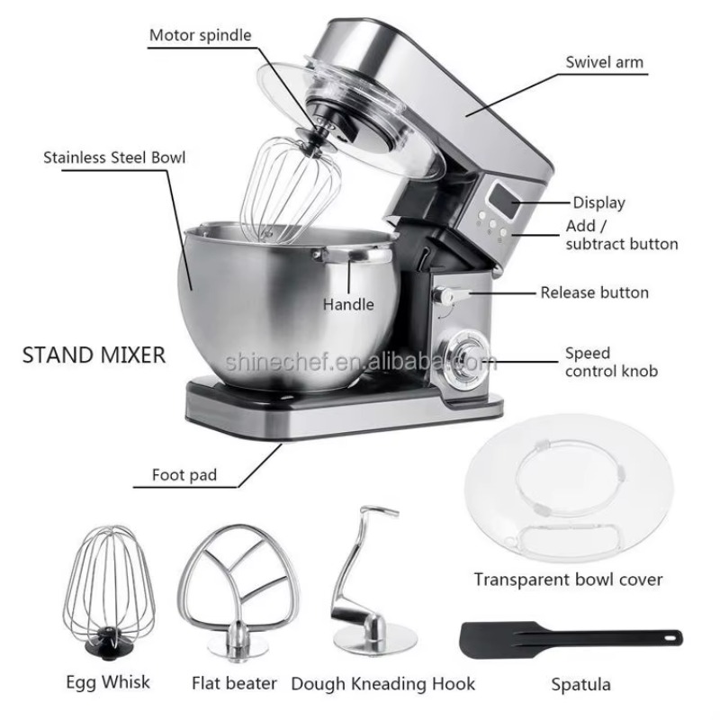 Robot pâtissier 3-en-1 12L ave - Stand Mixer Bowl avis et prix