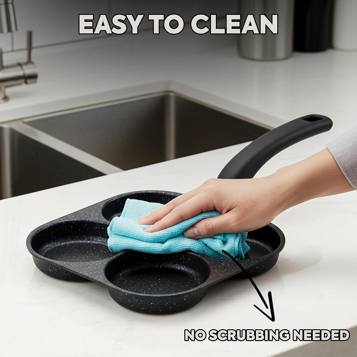 Poêle à œufs antiadhésive, poê - Electric Griddle Pancake avis et prix
